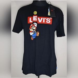 NEW MEN'S SIZE LEVI'S X NINTENDO SUPER MARIO COLAB GRAPHIC T-SHIRT